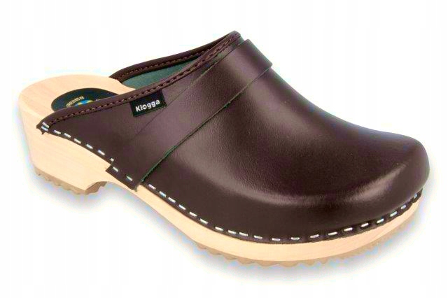 DREWNIAKI skórzane Oryginalne CHODAKI KLOGGA r. 37
