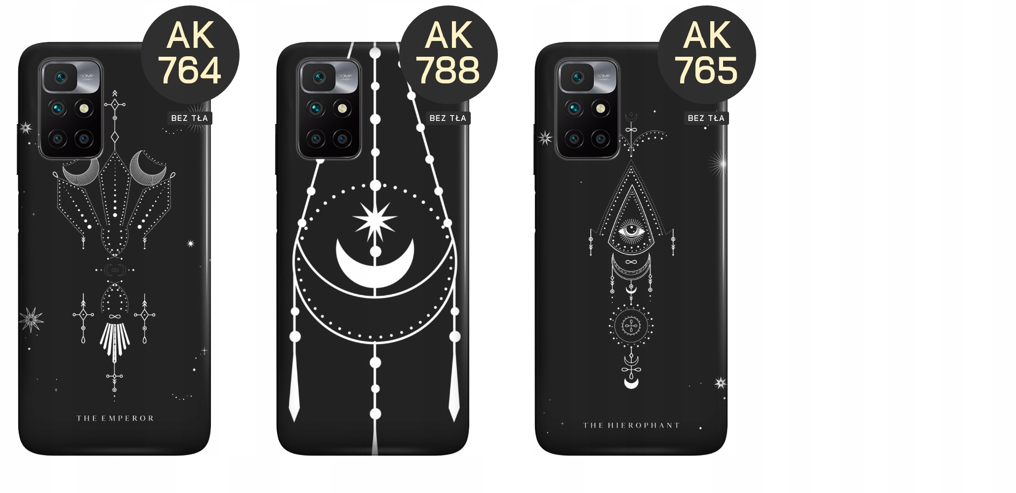 ETUI MATOWE DO XIAOMI REDMI 10 WZORY MISTYCZNE TAROT MISTYKA ASTROLOGIA Marka Hello Case