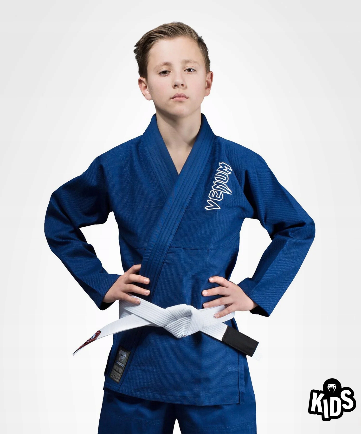 Kimono/gi Bjj Dla Dzieci Venum Contender Niebieskie biały pas C1