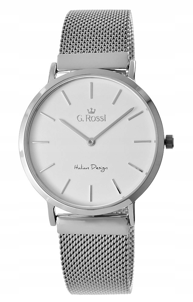 

Srebrny Zegarek Damski Gino Rossi 10771B-3C1