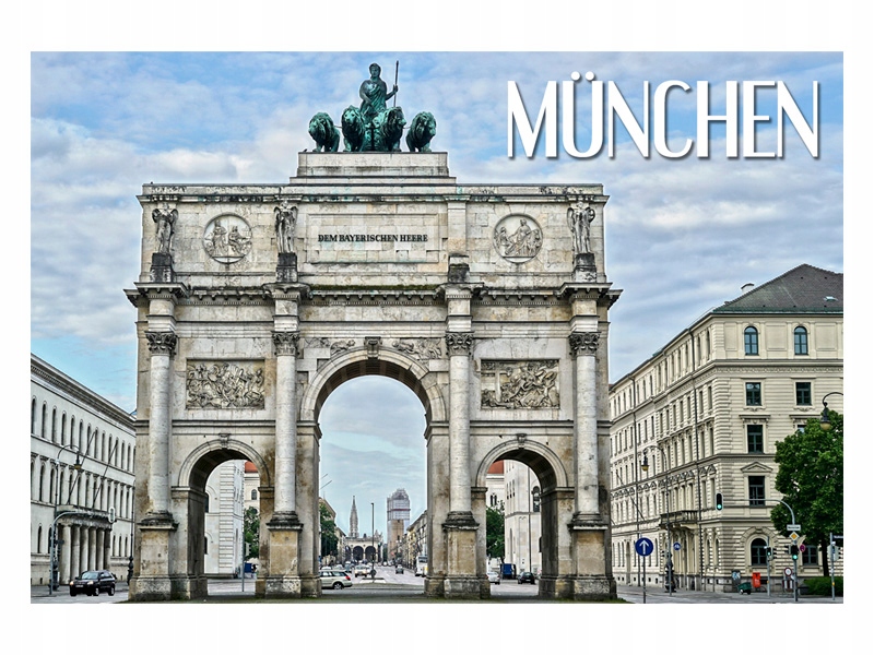 

Monachium - Siegestor - Łuk - Magnes na lodówkę