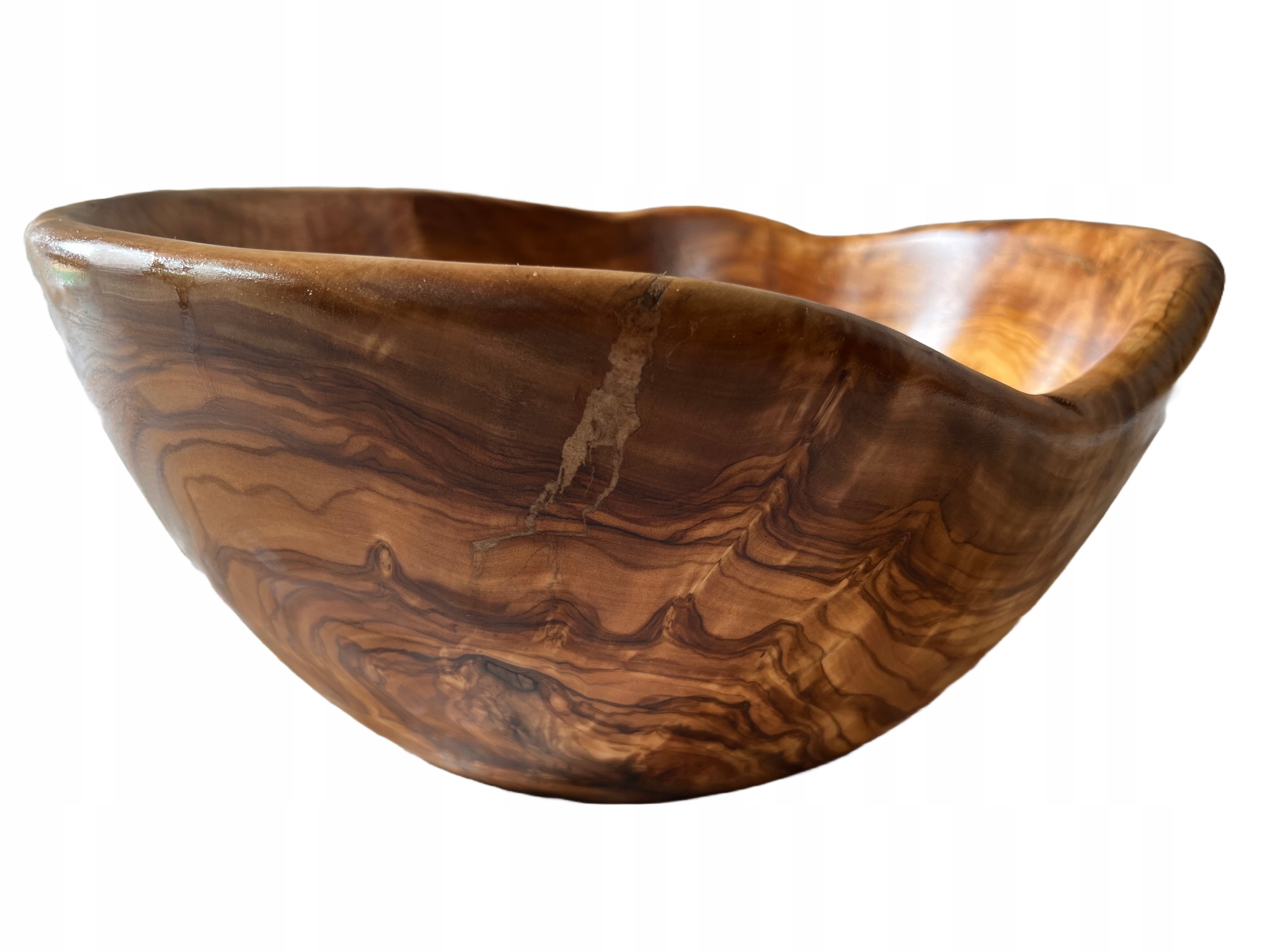 Jedinečná Mísa Miska Koryto Z Olivového Dřeva @orient@ @maroko@