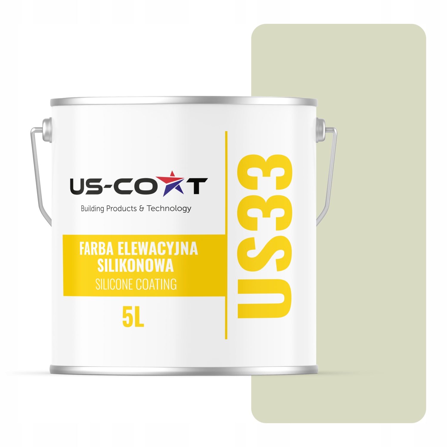 Silikónová Farba Biela Zlomená Zelená F481 Uv 5L Výrobca