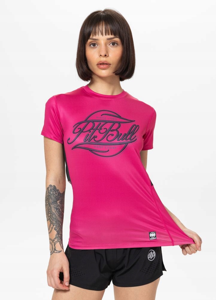 Damska Koszulka sportowa Pitbull T-shirt Treningowy Mesh Pitbull Ir