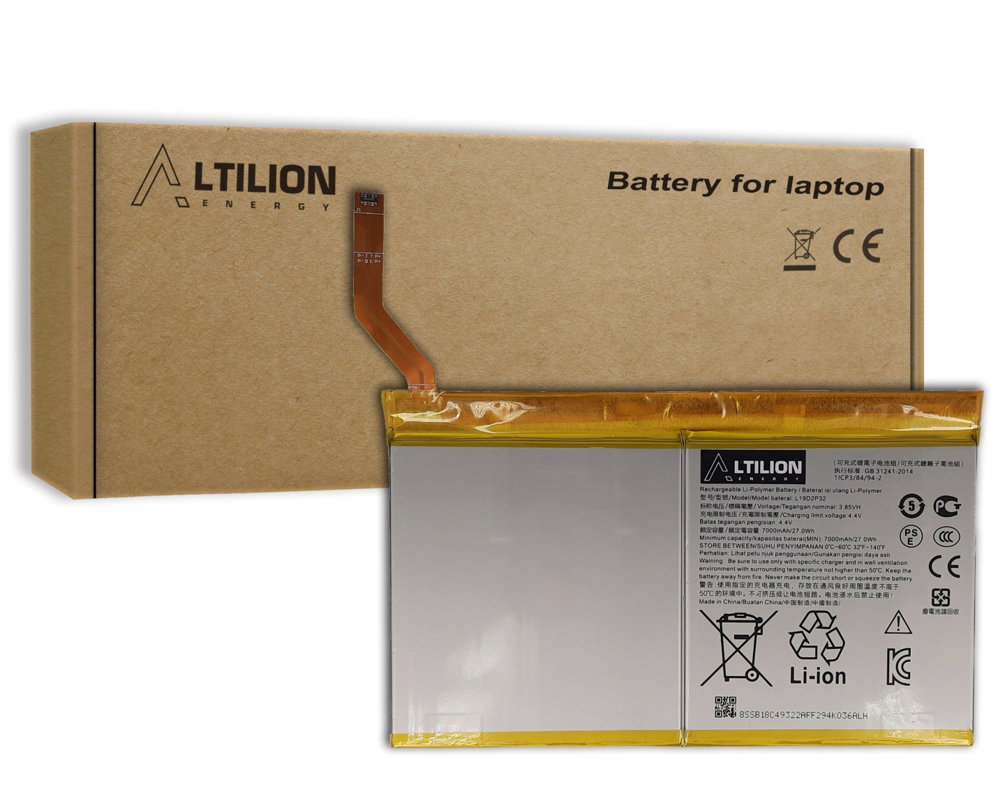 Baterie Altilion Energy L19D2P32 kompatibilní s Lenovo Yoga Smart Tab YT-X7