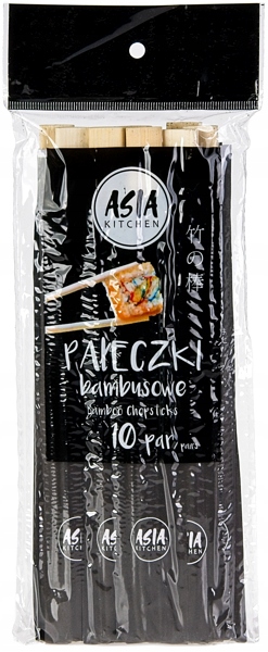 

Pałeczki bambusowe w kopertach 10 szt Asia Kitchen