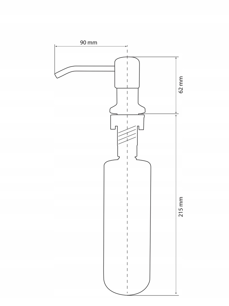 DOZOWNIK GRANIT DO PŁYNU MYDŁA ZLEWOZMYWAK LAVRE EAN (GTIN) 5907558290271