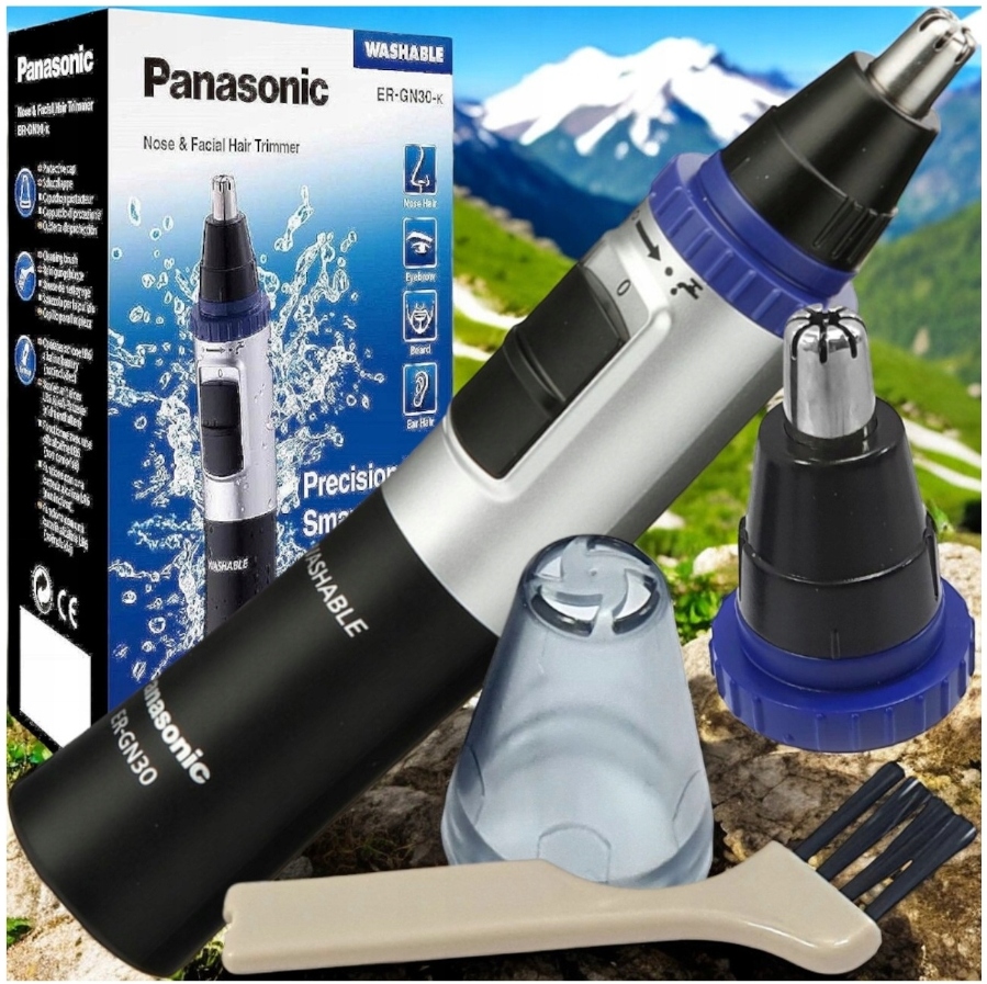 Trymer do uszu i nosa wodoodporny na baterię Aa trymetr do usuwanie włosów