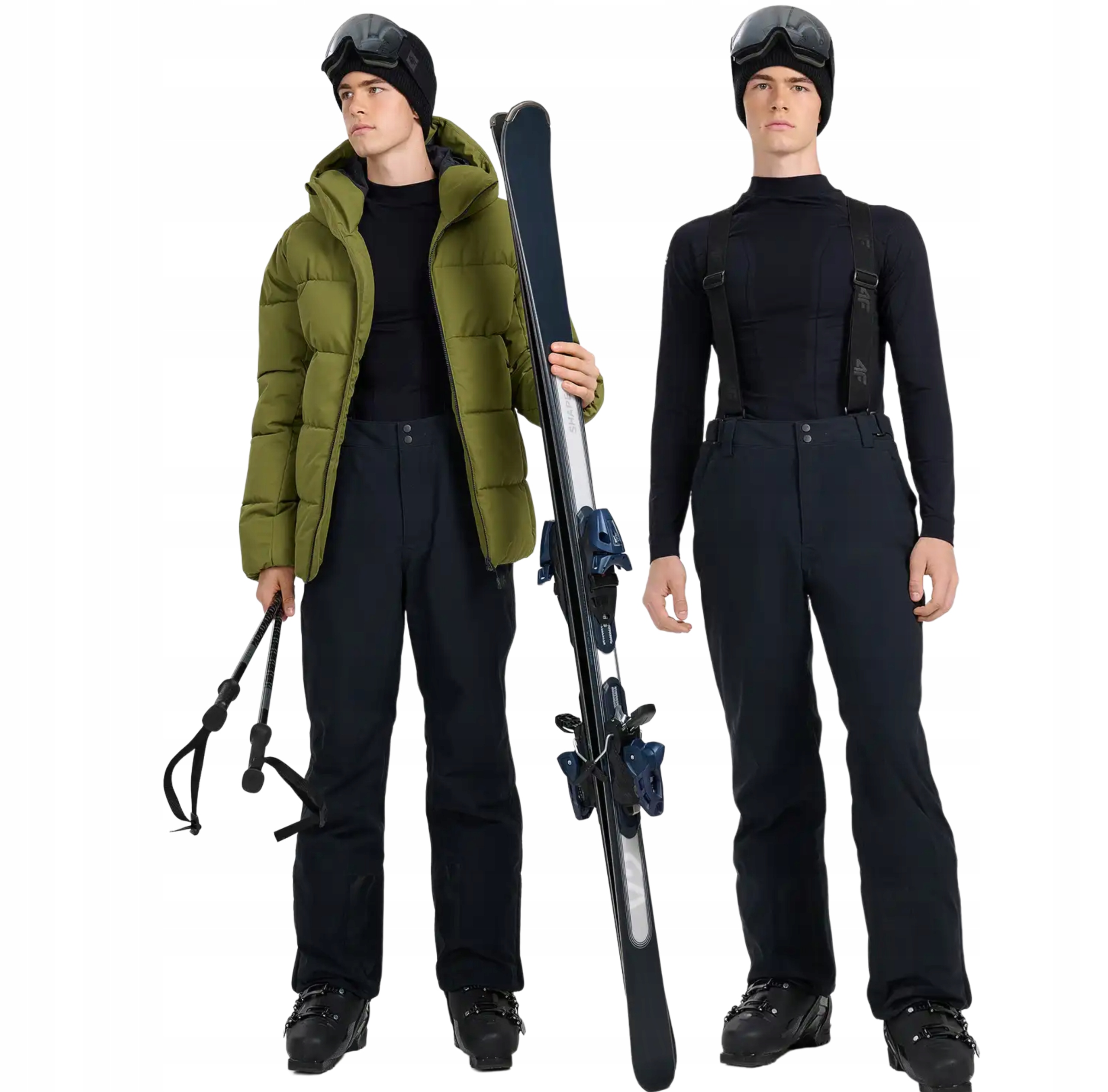 Męskie Spodnie Narciarskie Z Szelkami 4F NeoDry 5000 TFTRM0924 XL