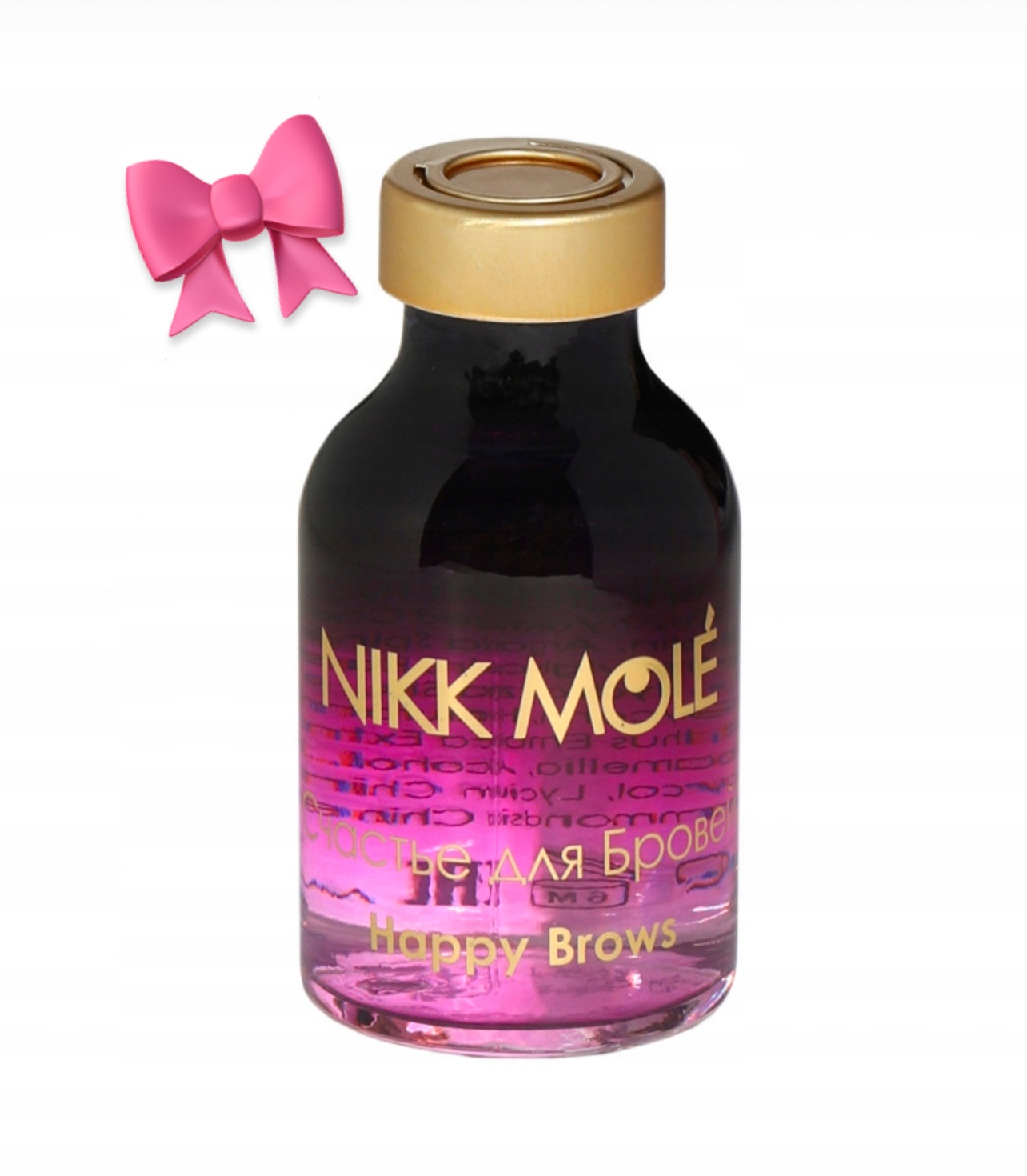 Nikk Mole Happy brows sérum štěstí pro obočí 20 ml koncentrát