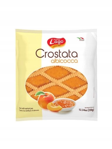 8x Crostata Albicocca 350gr opk Lago
