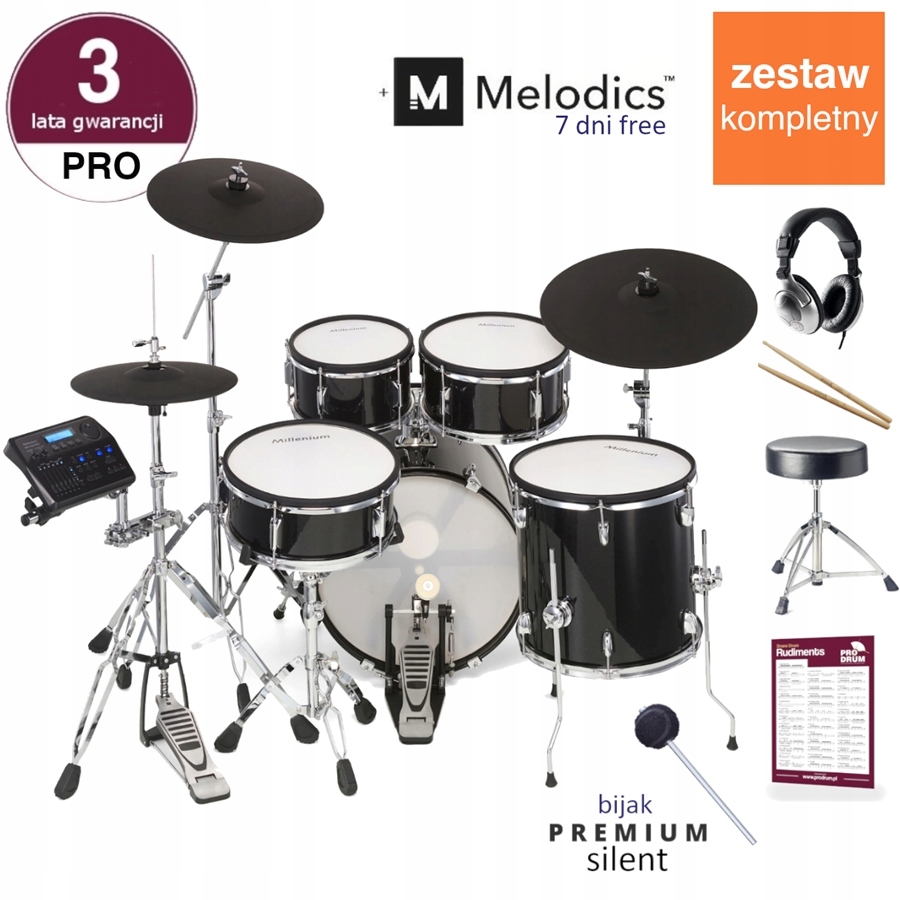 perkusja Millenium Hybrid XPro 750 Set Full Pack
