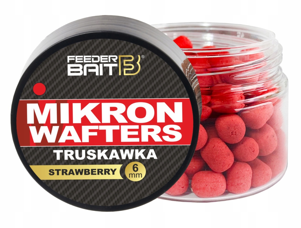 Mikron Truskawka 4/6mm Feeder Bait Wafters Przynęta