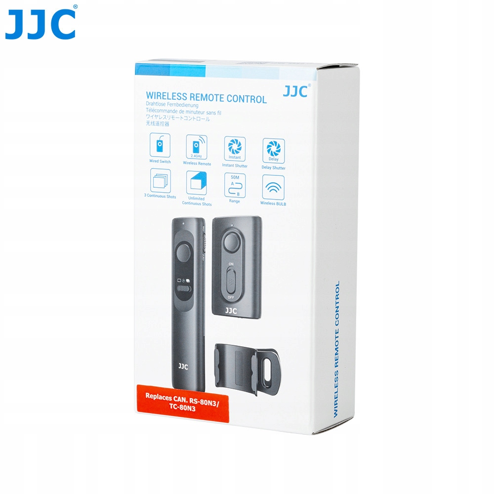 Jjc Rf-swa Bezdrátové dálkové ovládání nahrazuje Canon RS-80N3/TC-80N3