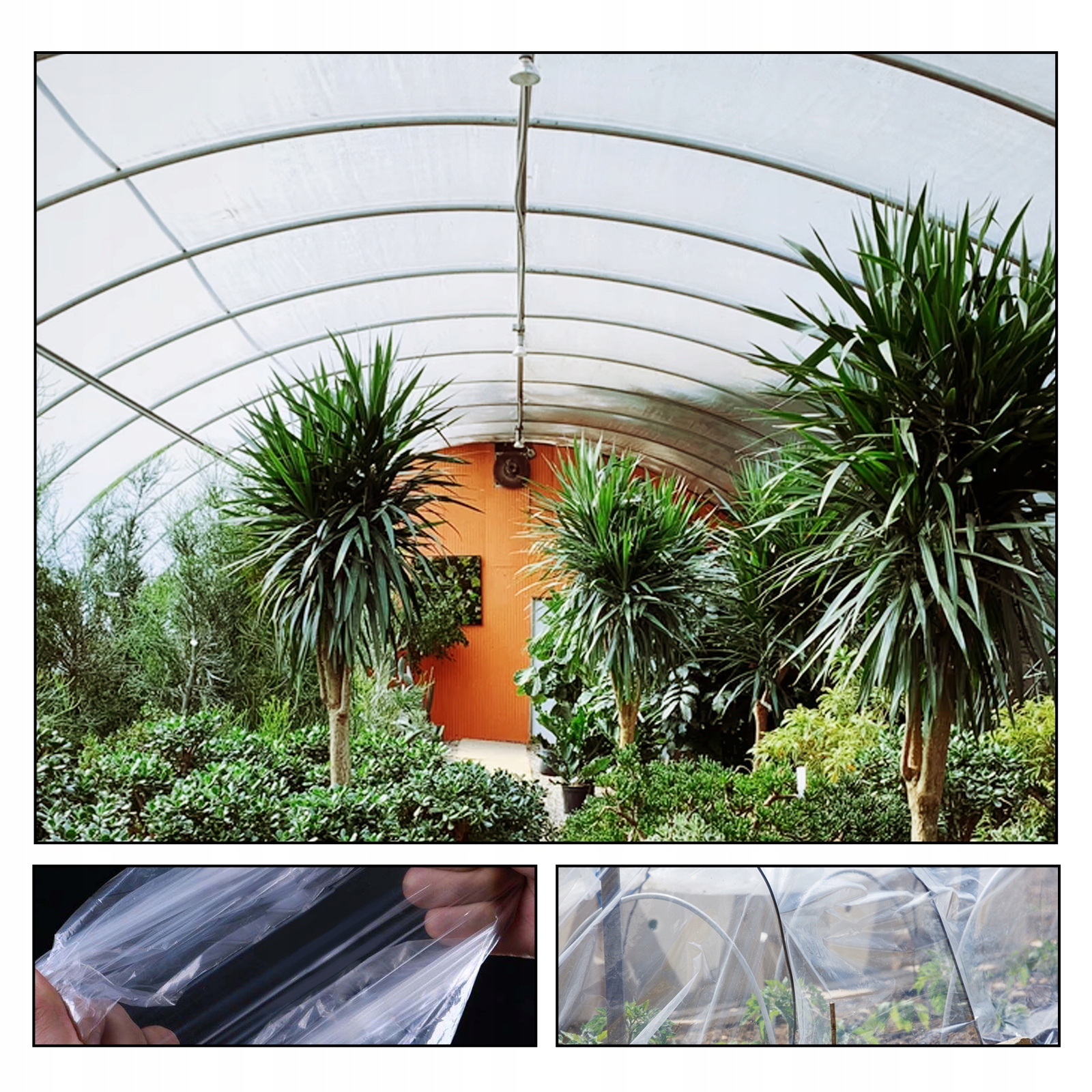 VEVOR Przezroczysta Folia Szklarniowa 4,8x8,5M Grubość 0.15 mm