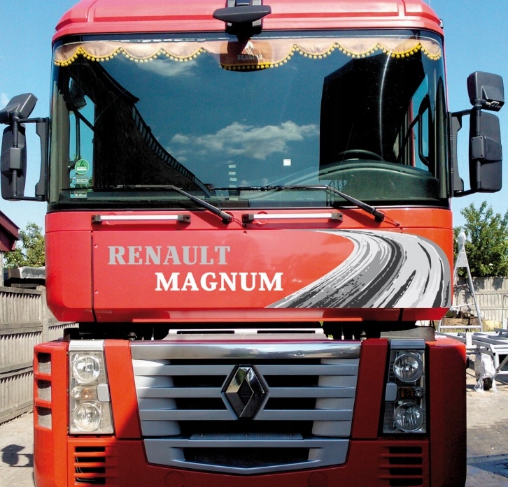 NAKLEJKI NAKLEJKA RENAULT MAGNUM EAN 0683489645926