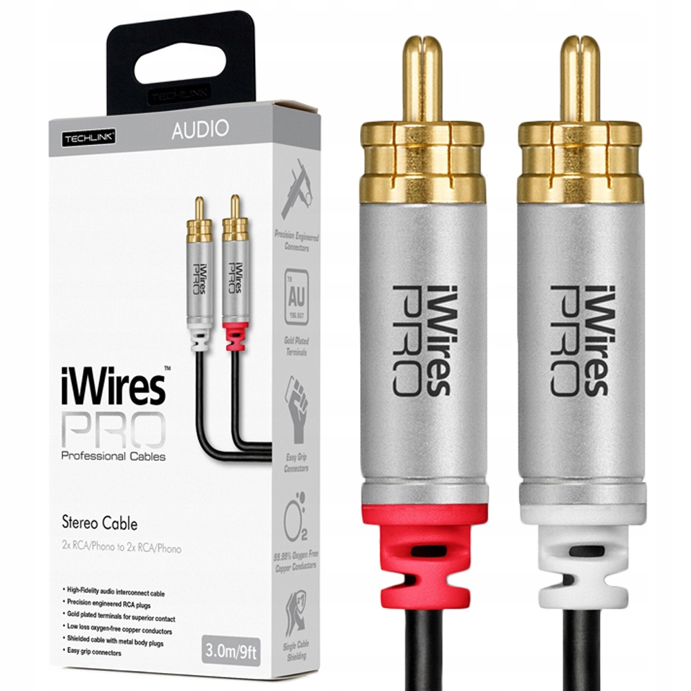 

Kabel Rca x2 - Rca x2 Cinch Techlink iWIRES Pro 3m