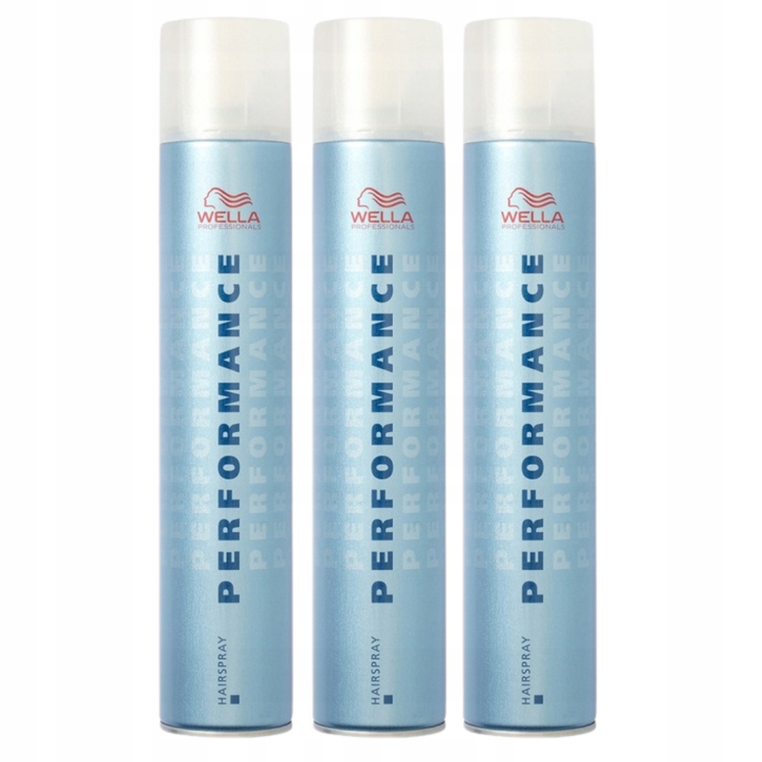 Wella Professionals Performance Lakier do Włosów Mocny 500 ml x3