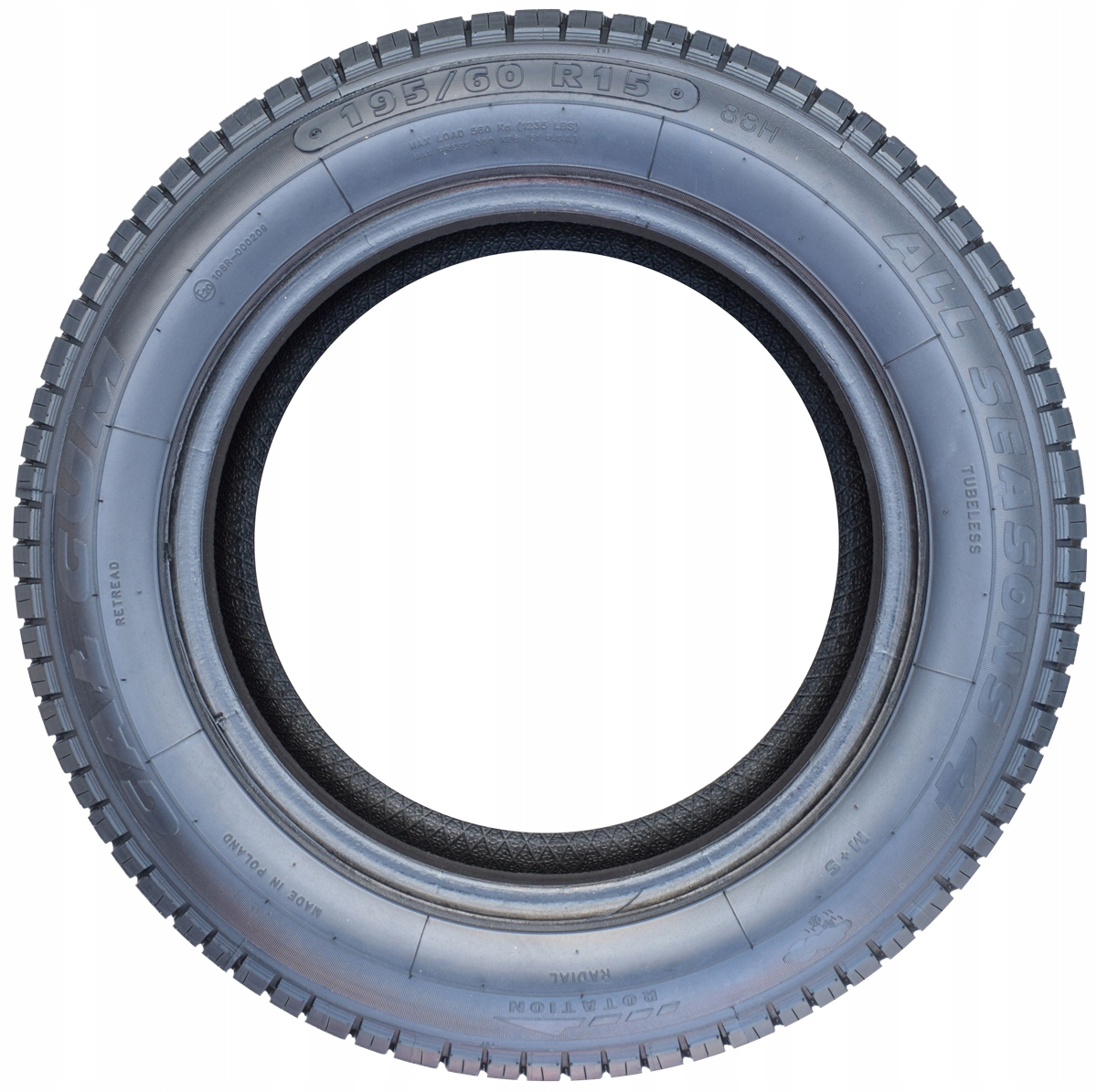 OPONY WIELOSEZONOWE 195 60 15 1szt. CAŁOROCZNE 195/60r15 Klasa pozostałe marki