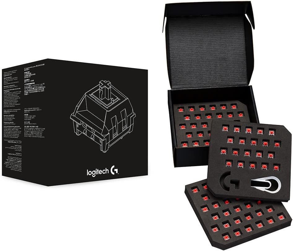 Zestaw przełączników mechanicznych Logitech G Pro X Gx Red Linear 943-00327