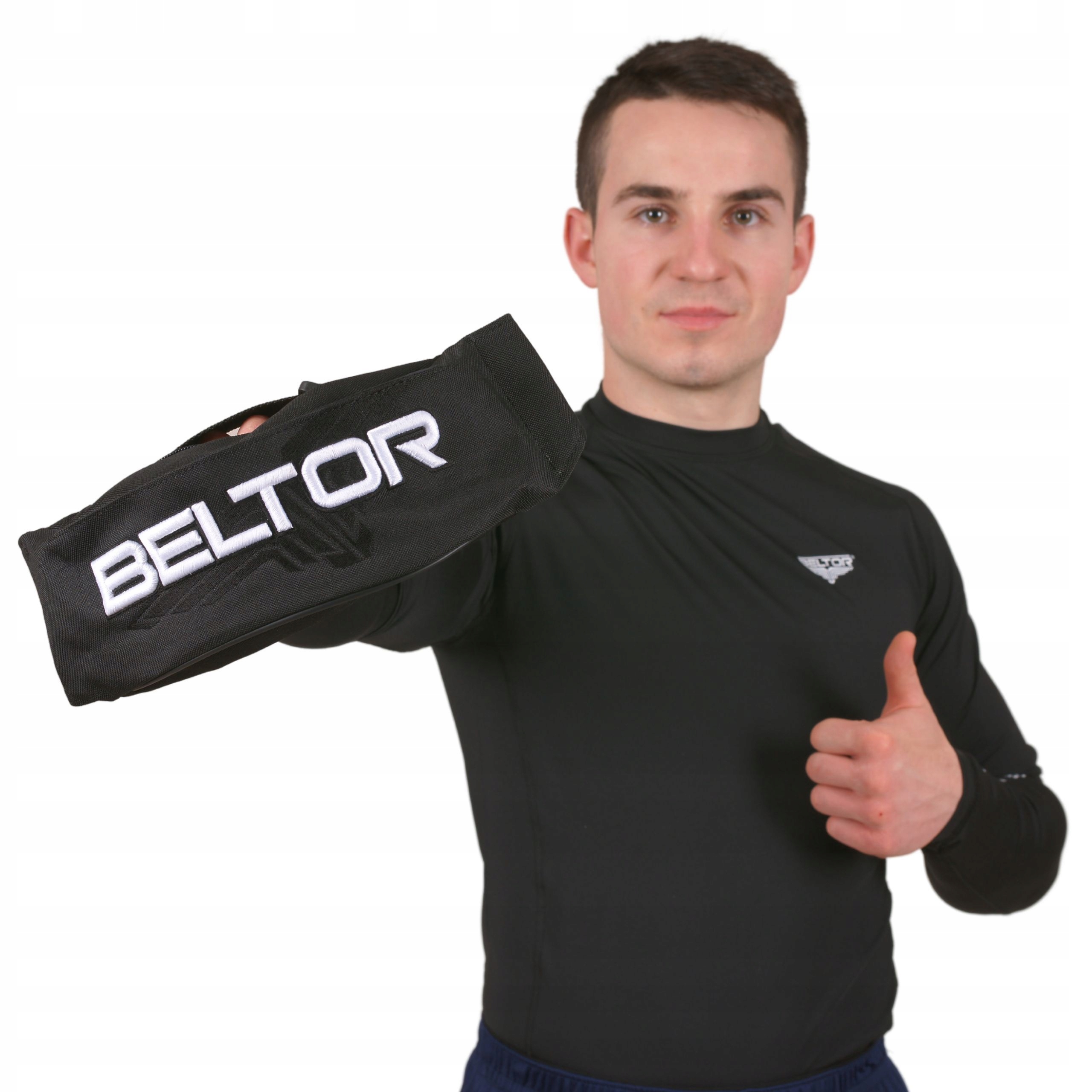 BELTOR SASZETKA NERKA BIODROWA SPORTOWA CZARNA RAZOR Model Razor