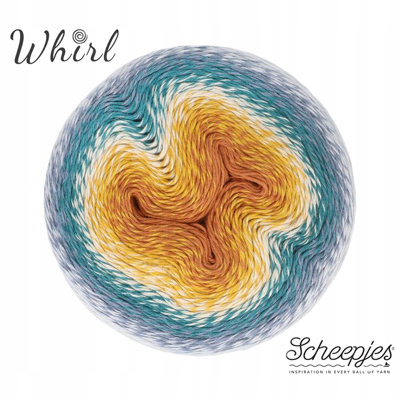 Příze Scheepjes Whirl 794 Earl Grey Custard