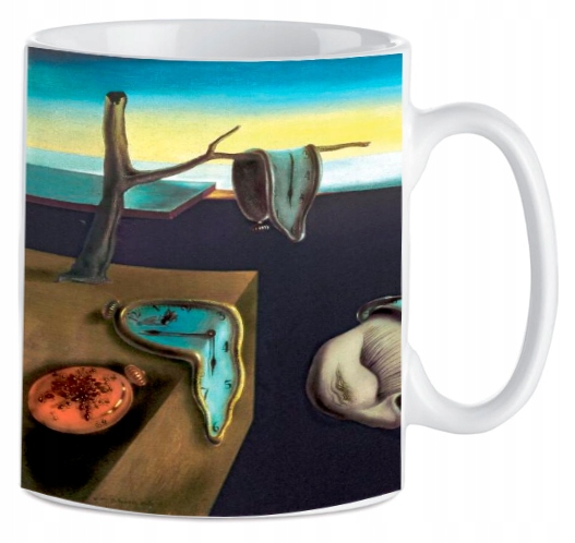 

Kubek znane obrazy Trwałość Pamięci Salvador Dali