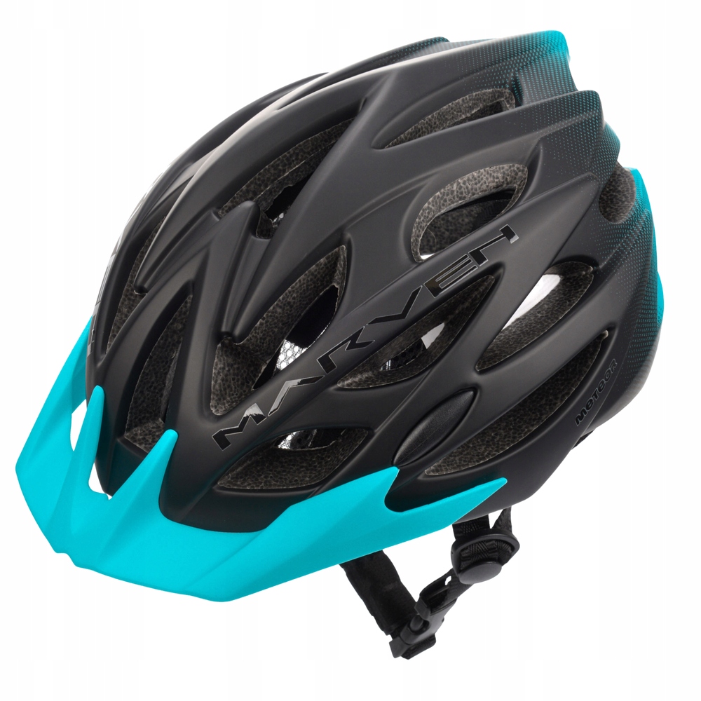 Kask Rowerowy Regulowany Szosowy Z Daszkiem Ochronny Wentylowany 58-61 cm