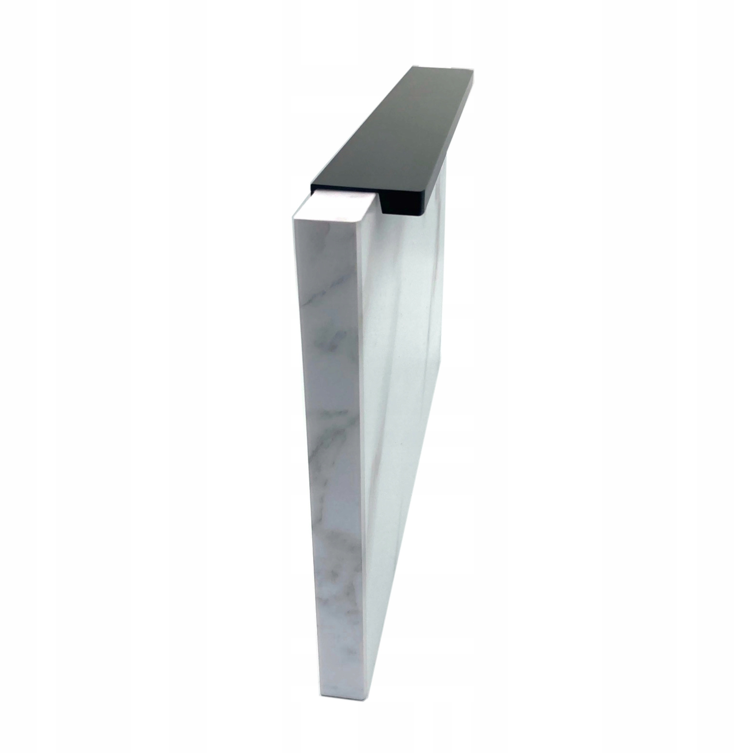 

Uchwyt meblowy Krawędziowy 600mm. Czarny Mat