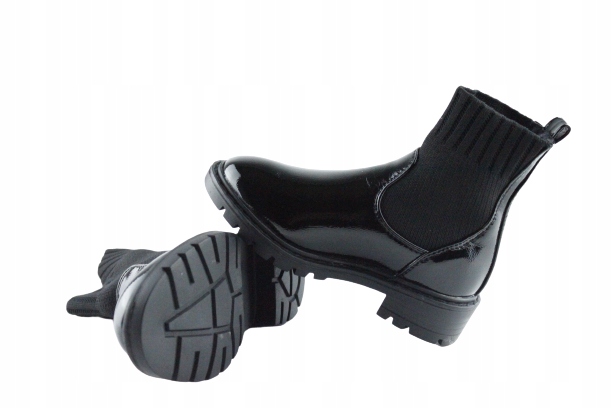 588216 BOTKI Z LAKIEROWANEJ EKOSKÓRY R.28 Kod producenta 588216