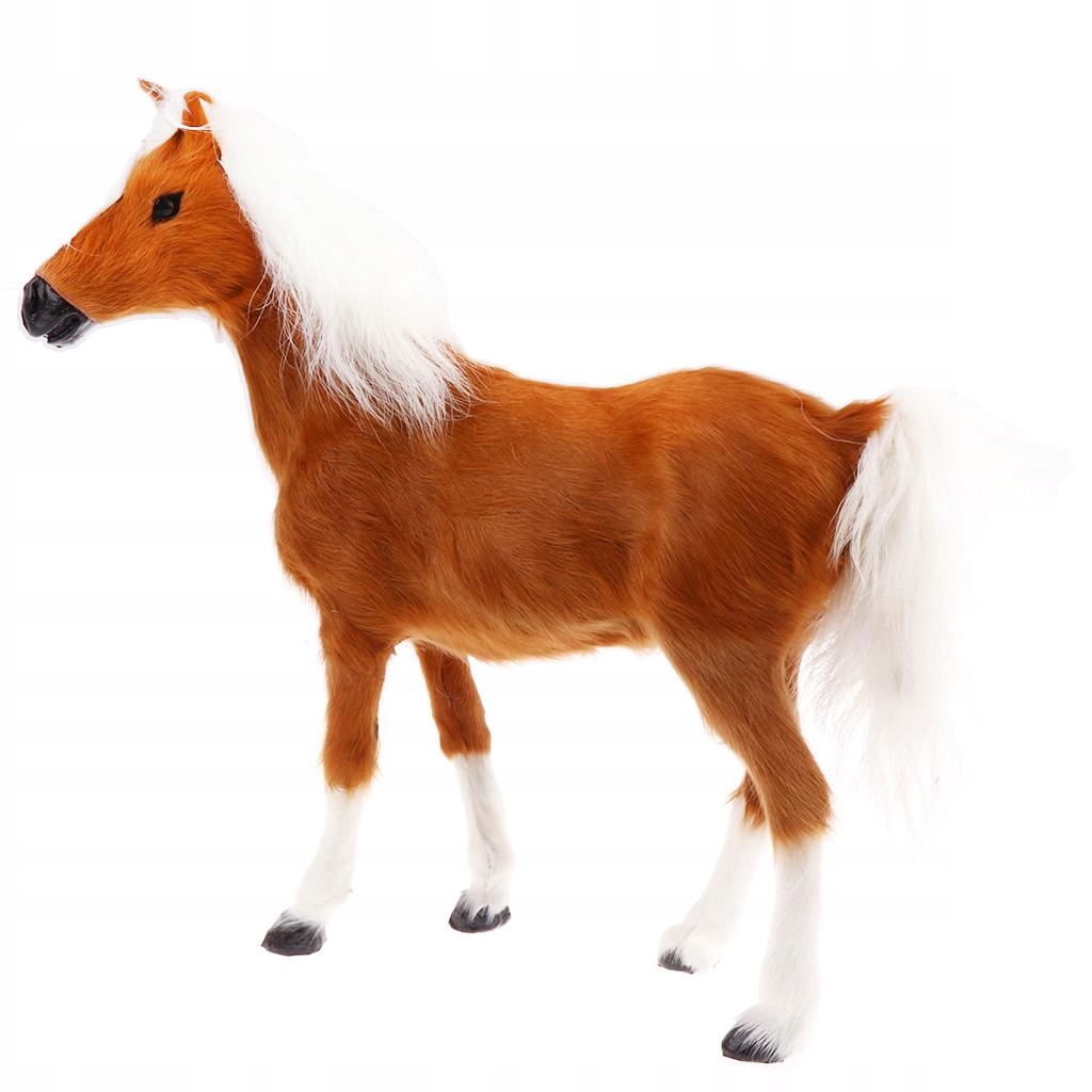 Realistic simulation of a plush stuffed horse Minimalny wiek dziecka 3