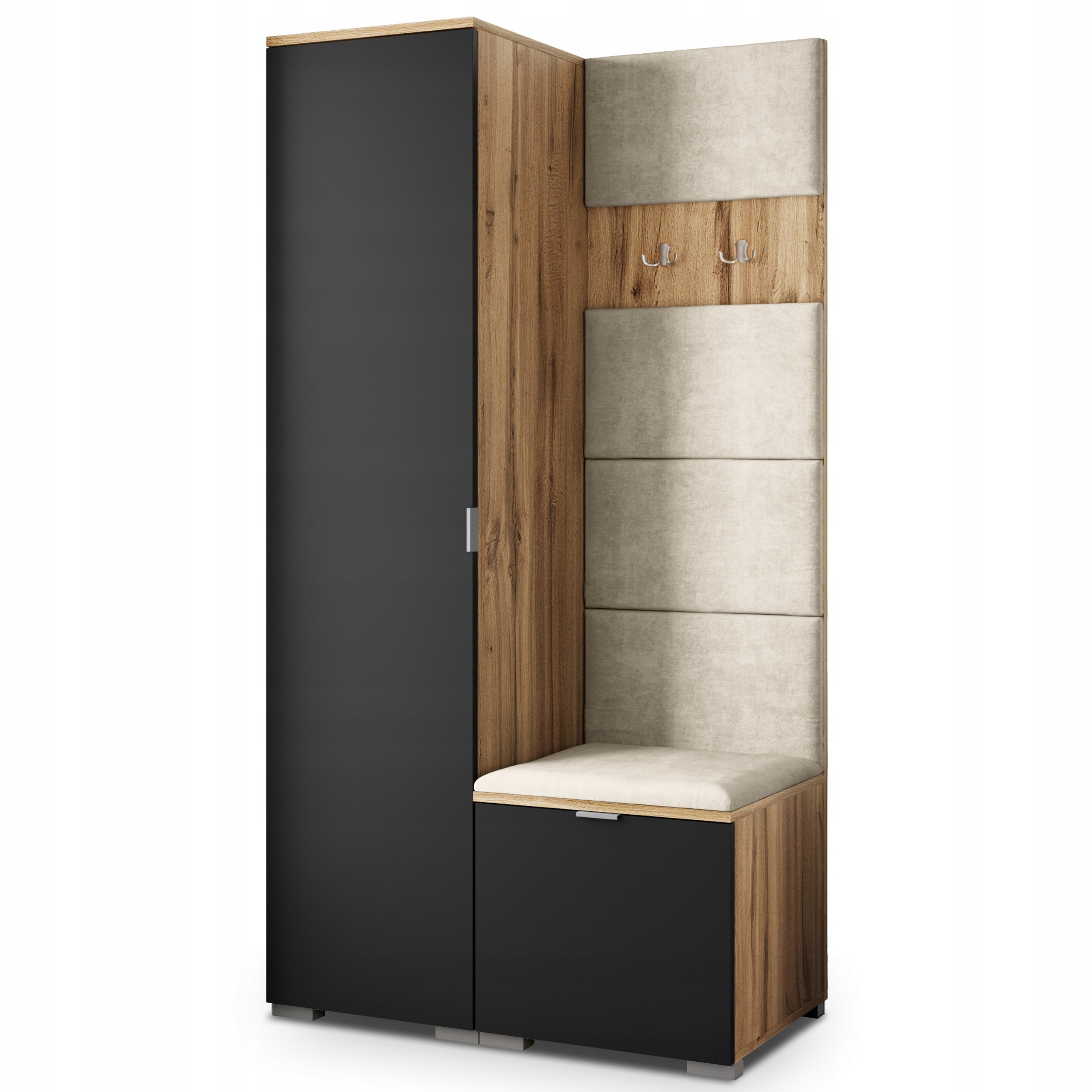 Šatní skříň Lori 95/181/51 cm Skříň do předsíně Moderní dub wotan