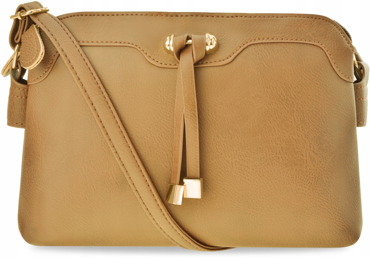 

Mała Torebka Damska Listonoszka Ramię Dwukomorowa