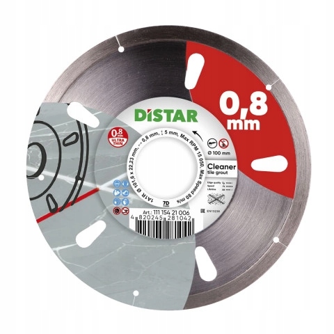Diamantový kotouč Distar Cleaner pro vyřezávání spár o průměru 100 mm