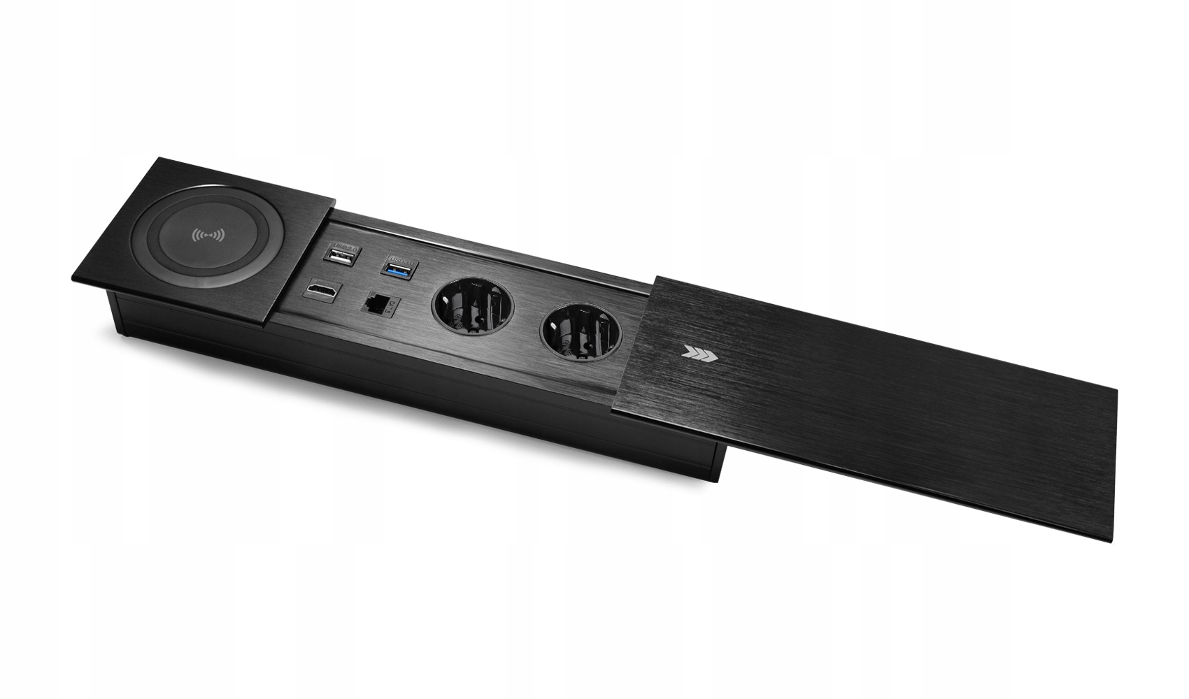 Elektrická Zásuvka, internetová, stolní Usb Spacetronik, černá