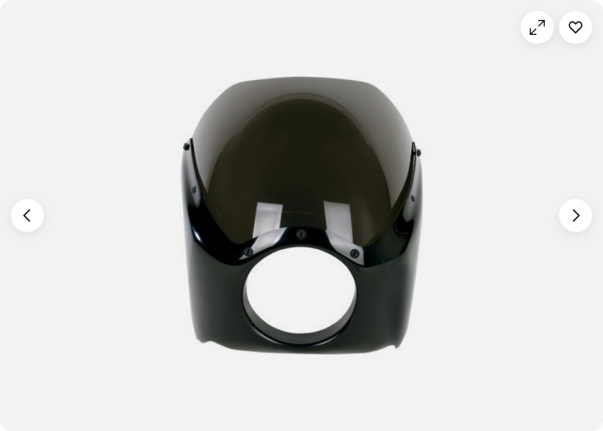 Deflektory Ovečka predného krytu skla Arlen Ness Scout 2331-0121