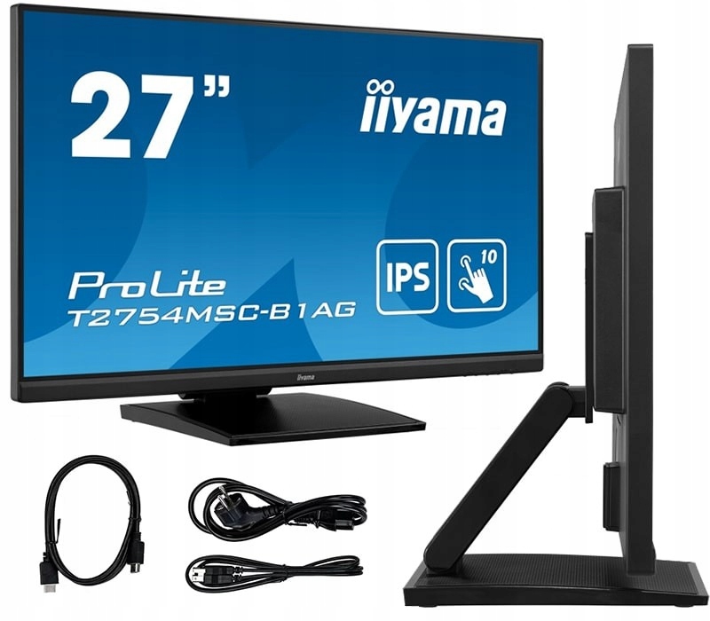 Monitor dotykowy iiyama ProLite T2754MSC-B1AG 27 Ips, FullHD, Antyrefleks,