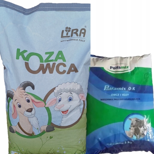 

Pasza dla kóz 25kg witaminy polfamix Ok 5kg Kozy