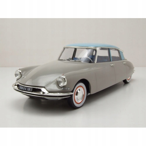 Norev Citroen Ds 19 1956 Rose Grey/Turquoise 1:18