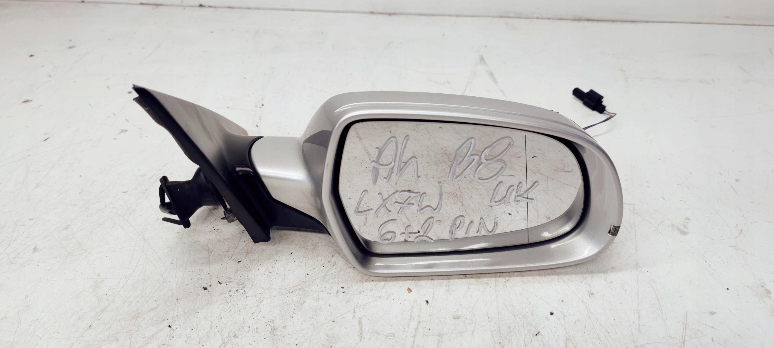 mirror exterior right AUDI A4 B8 LX7W 6+2PIN