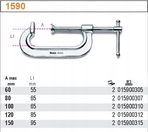 Zwornica śrubowa stała 100mm Marka Beta