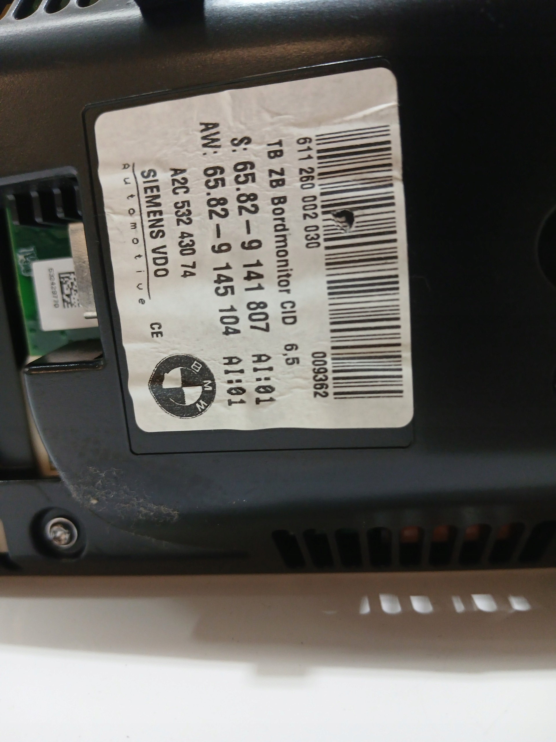 MONITOR EKRAN navigation devices BMW E60 9141807
