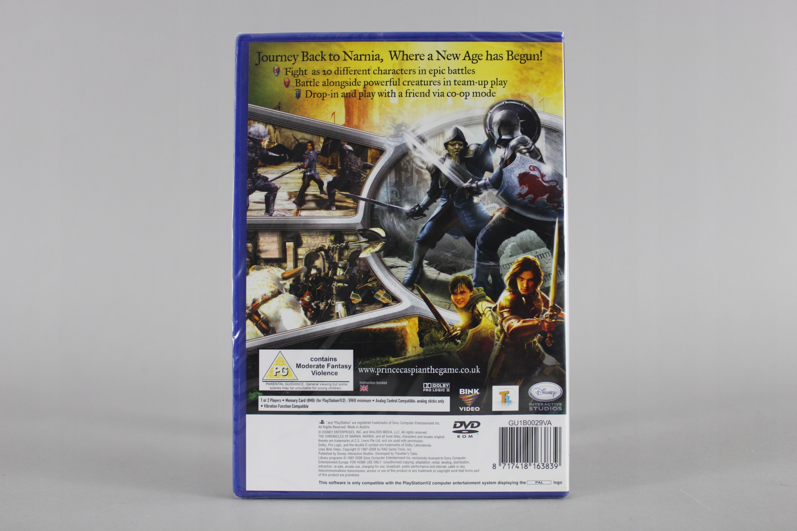 THE CHRONICLES OF NARNIA PRINCE CASPIAN PS2 Tematyka gry akcji