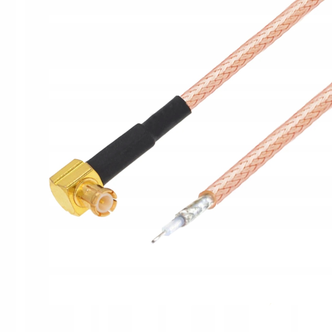 Pigtail MCX wtyk Ra RG316 do lutowania 30cm