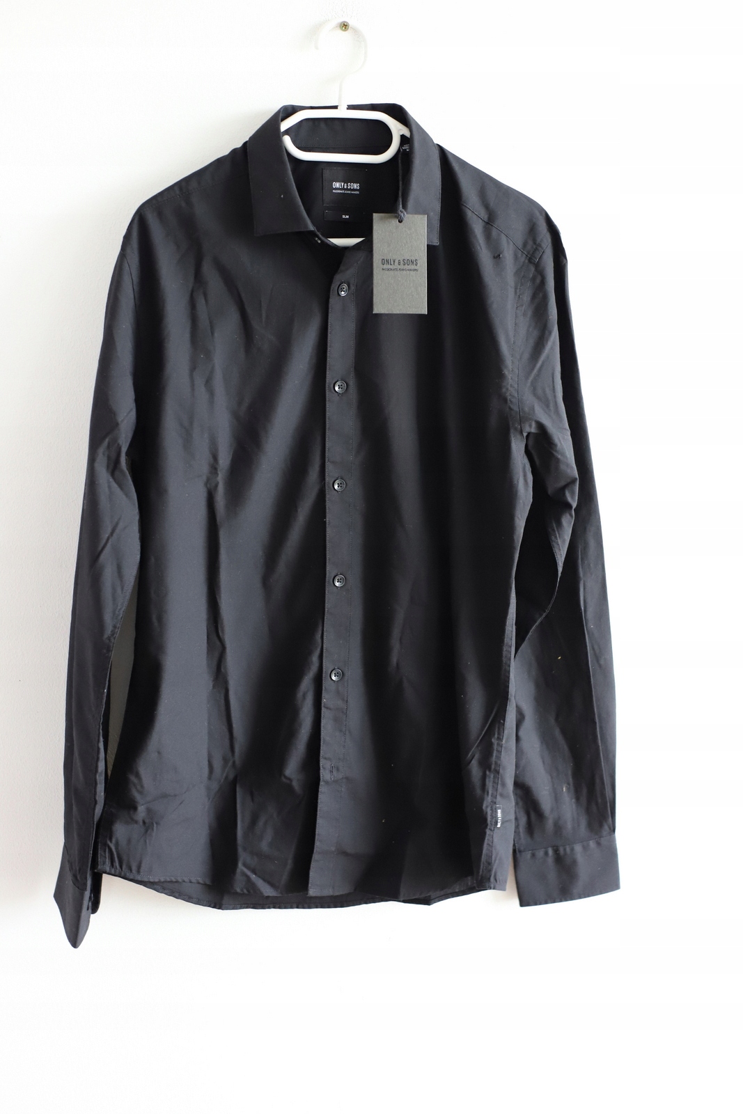Only & Sons czarna koszula męska M