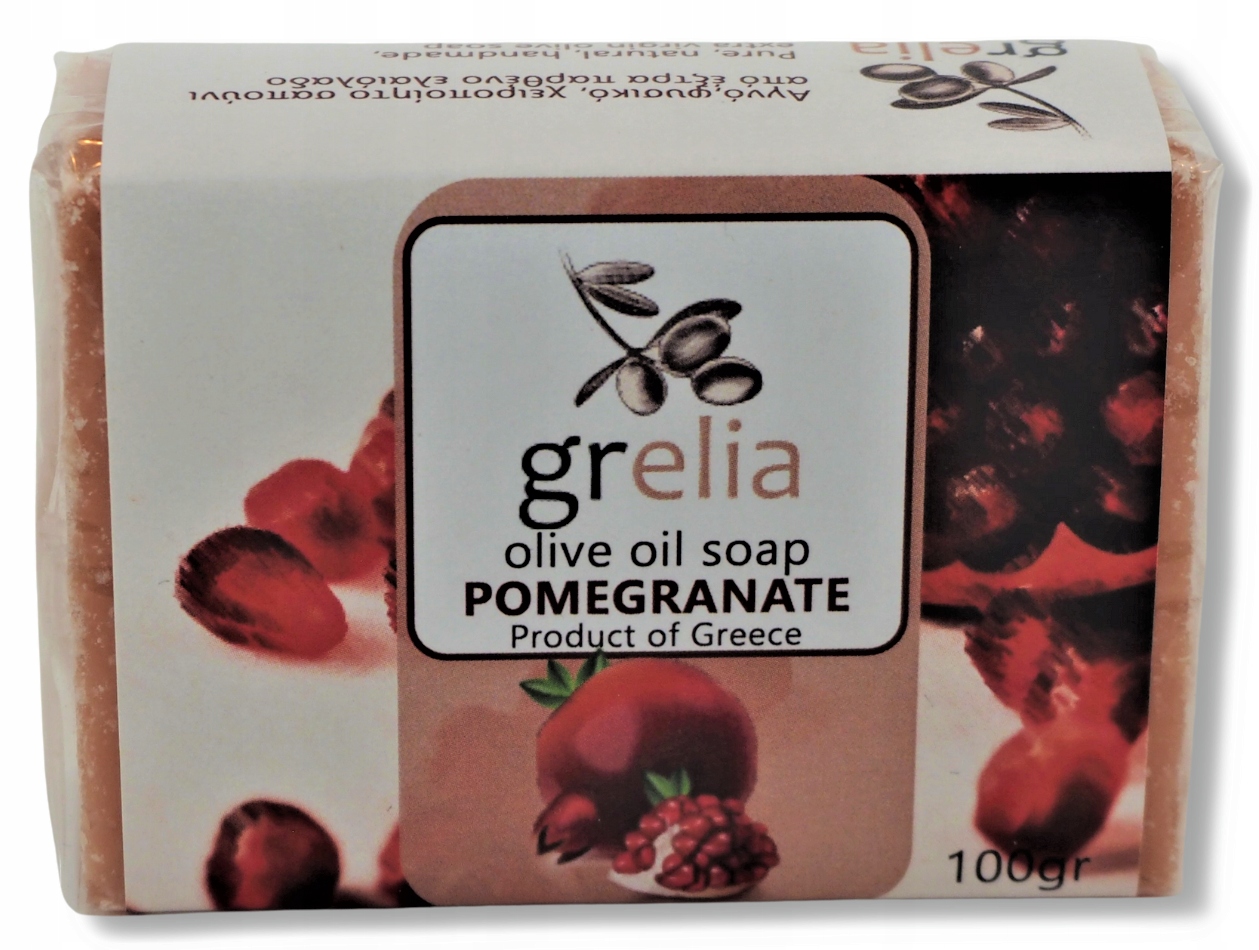 

Greckie mydło z oliwek Granat 100g