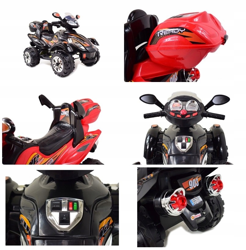 QUAD WINNER 4 BIEGI,2 SILNIKI STRONG 2+PILOT/ PB-903 Długość pojazdu 115 cm