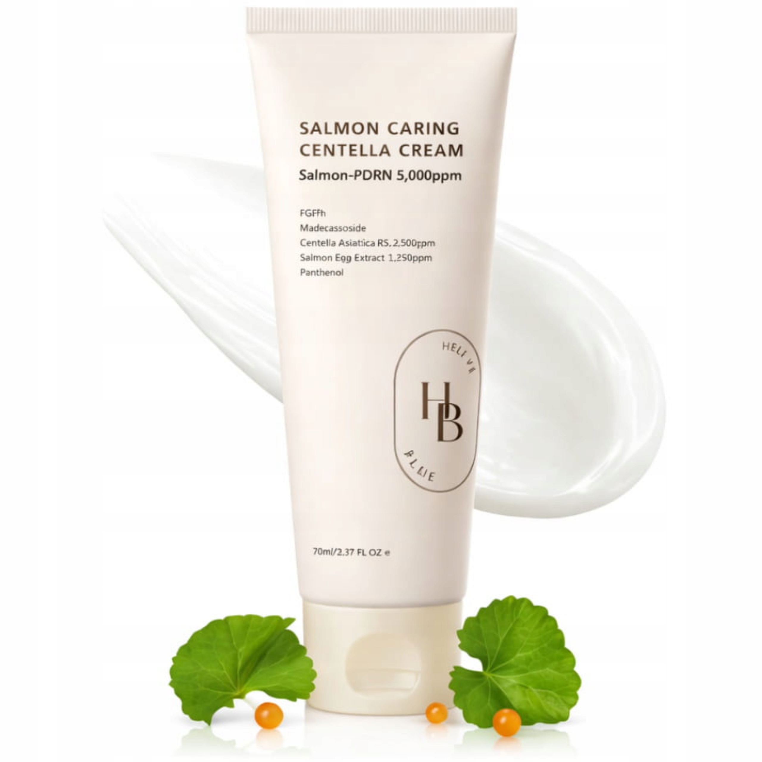 Regenerační pleťový krém Heveblue Salmon Caring Centella Cream 100 ml