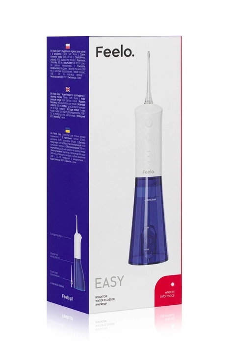 Feelo Easy Irygator bezprzewodowy, 3 programy, poj. 300 ml, 2 końcówki