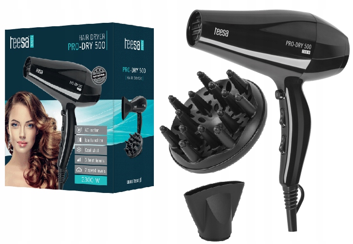

Profesjonalna Suszarka Do Włosów Pro-dry 500 2300W